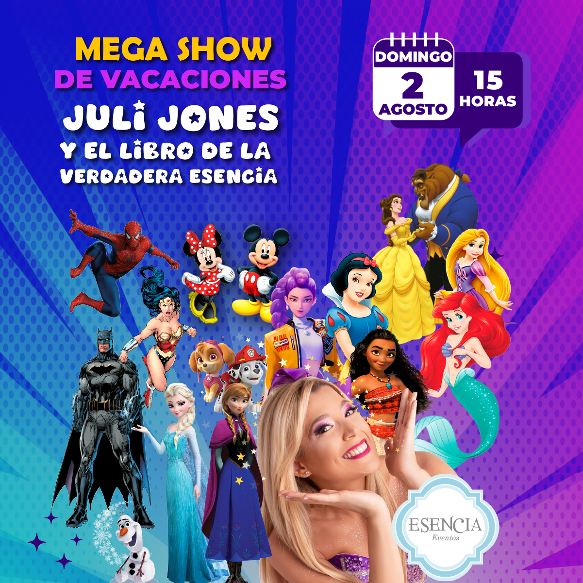Juli Jones y el libo de la verdadera esencia - 02 de agosto