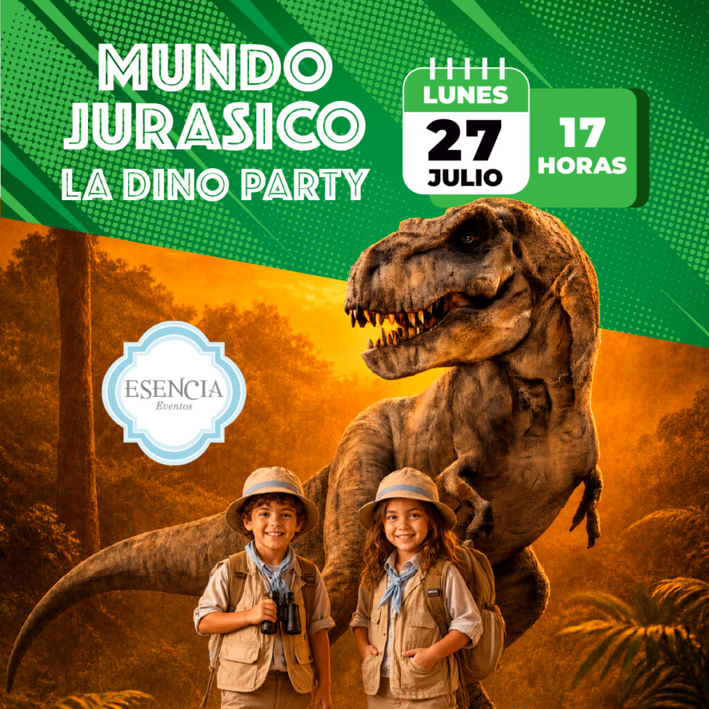 Mundo Jurásico, la dino party - 27 de julio